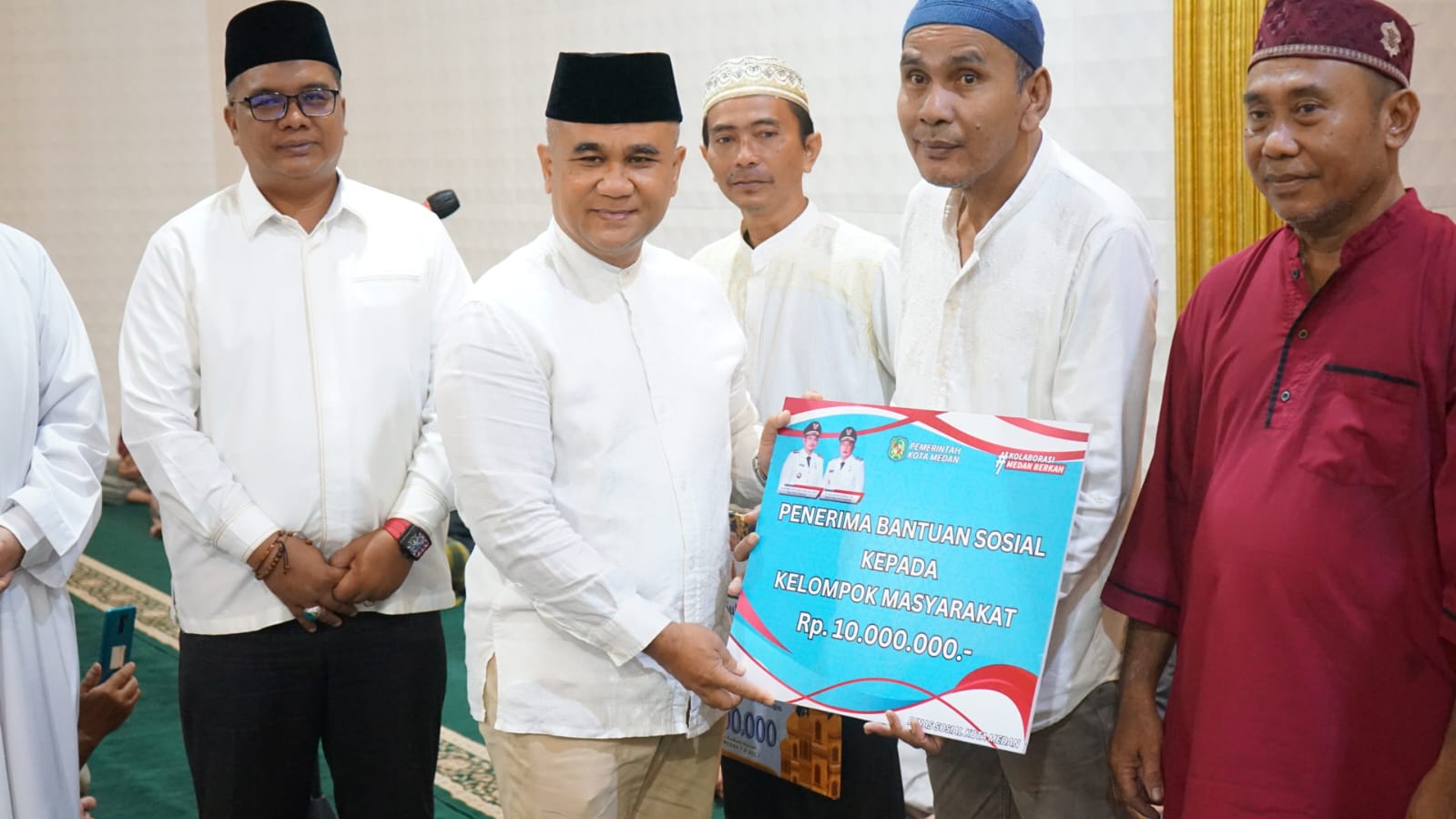 Pemerintah Kota Medan Menggelar Safari Subuh Tahun 2023 di Mesjid Bustanul Ulum Kel. Sidorame Barat I Kec. Medan Perjuangan pada Selasa (31/0)